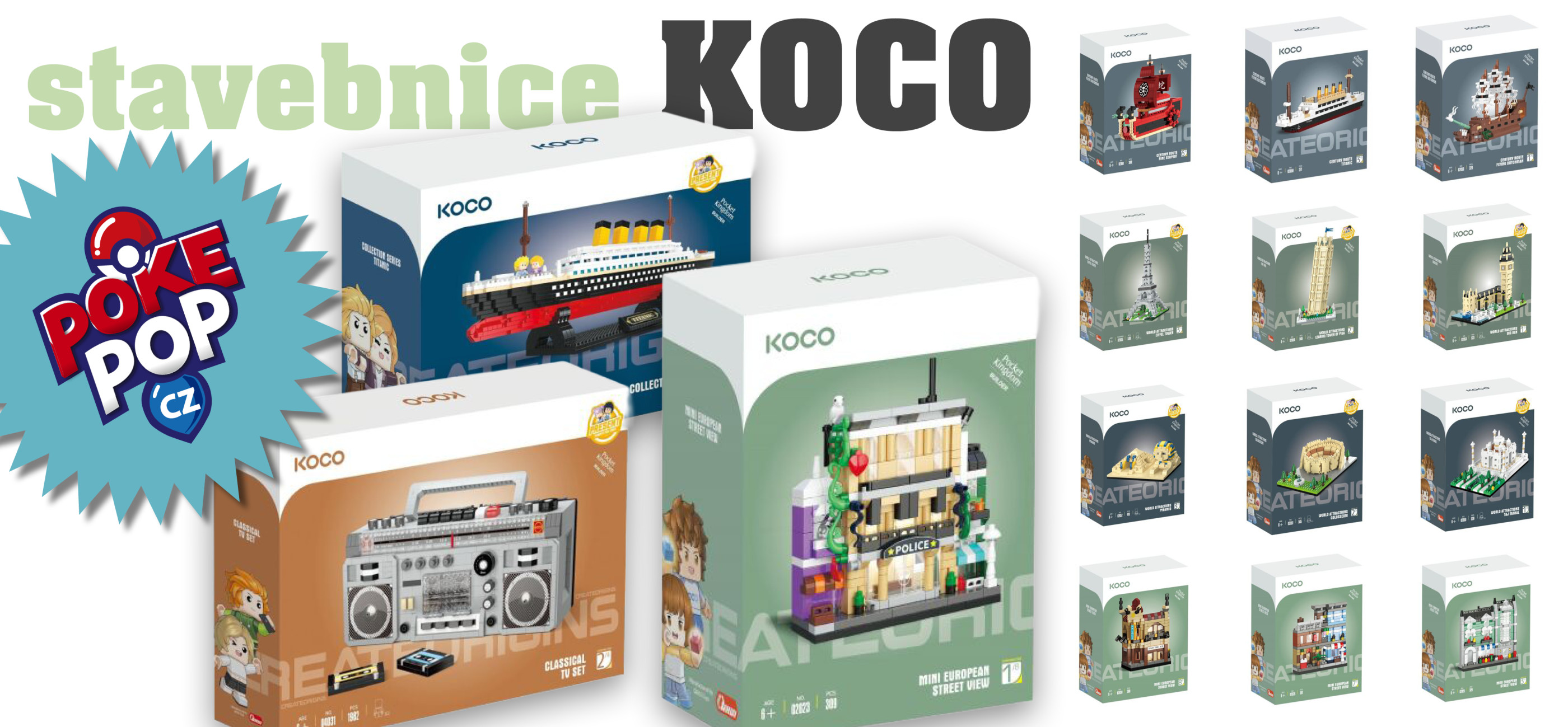 PC a telefon KOCO stavebnice