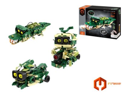 iM.Master Stavebnice robot krokodýl 3v1 RC na dálkové ovládání