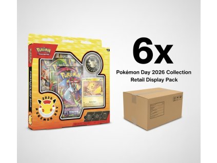 6x Pokémon TCG: Pokémon Day 2026 Collection - case