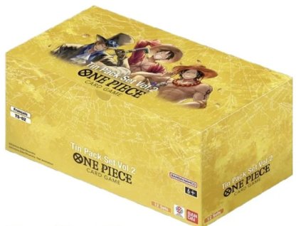 One Piece TCG: Tin Pack Set Vol. 2 - case (12 ks)