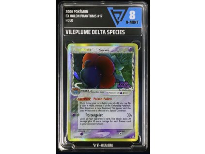 Pokémon Vileplume Delta Species EX Holon Phantoms #17 Holo VG8