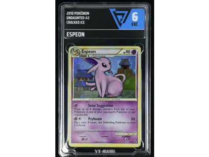 Pokémon Espeon Undaunted #2 Cracked Ice VG6
