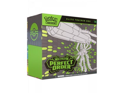 Pokémon TCG: Mega Evolution - Perfect Order Elite Trainer Box - poškozená fólie