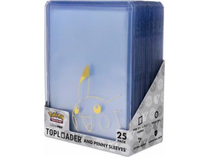 Pokémon UP: Pikachu Toploader and Penny Sleeves Combo Pack (25pack)