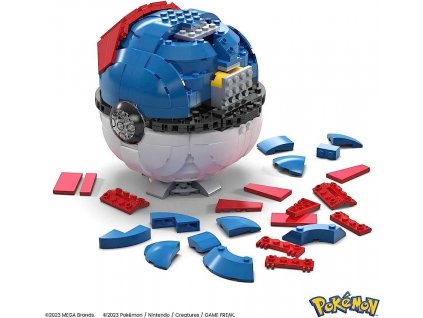mattel mega construx pokemon jumbo superball hmw04 1