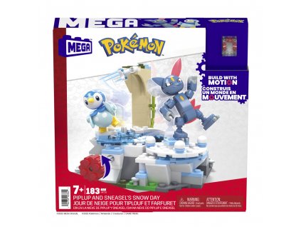 Mattel Mega Pokemon - Piplup a Sneasel's Snow Day (HKT20)