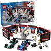 lego city 60444 garaz f1 a vozy mercedes amg a alpine