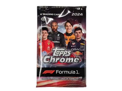 24 Topps Chrome F1 Formula 1 Qualifying Lap Hobby Booster