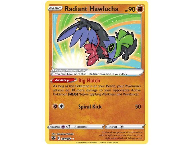 Radiant Hawlucha 081/189