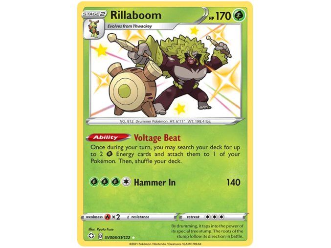 Rillaboom SV006/SV122 Holo