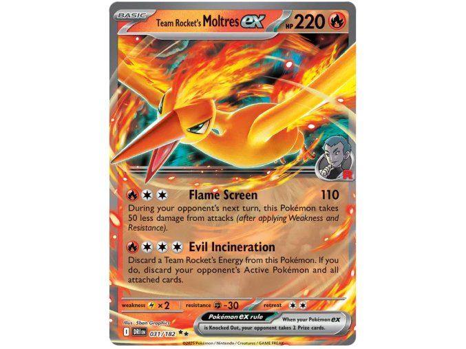 Team Rocket´s Moltres EX 031/182