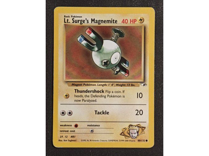 Lt. Surge's Magnemite 80/132