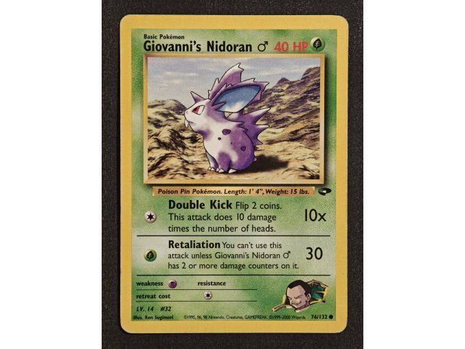 Giovanni's Nidoran 76/132