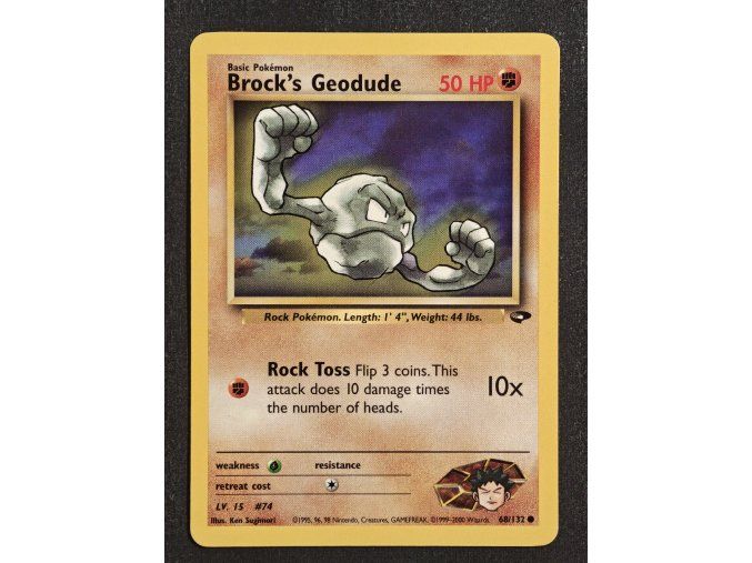 Brock's Geodude 68/132