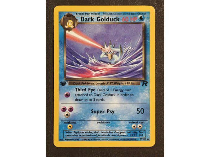 Dark Golduck 37/82 1st
