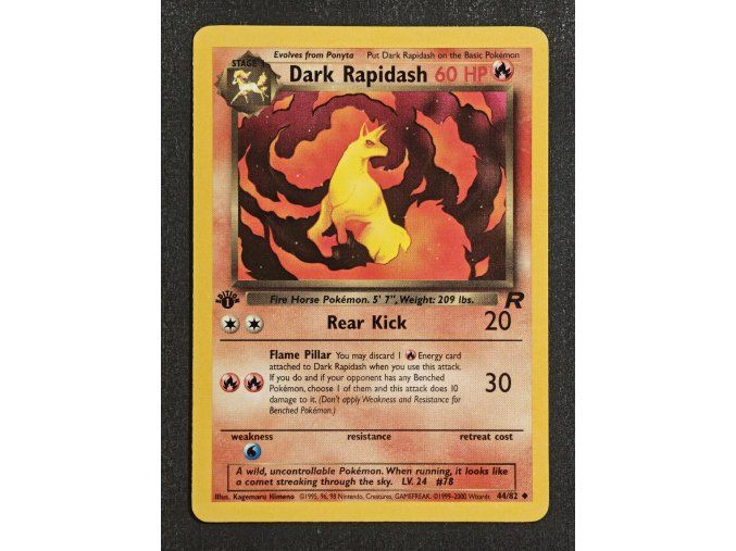 Dark Rapidash 44/82 1st