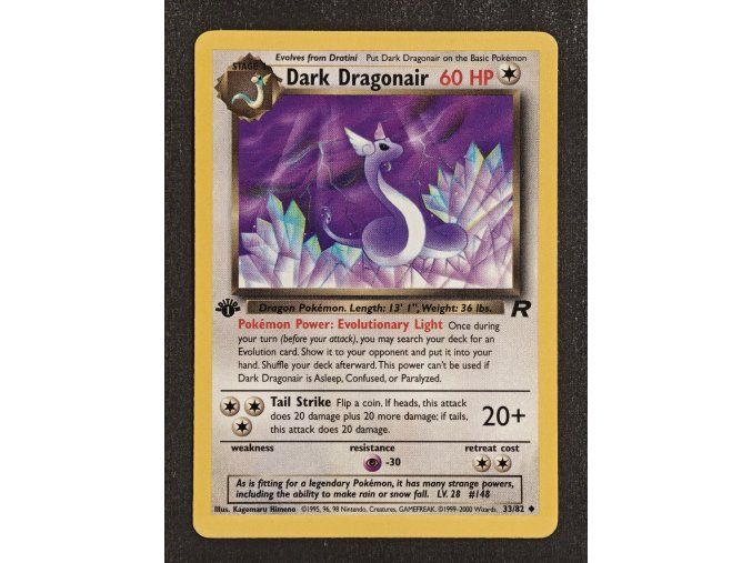 Dark Dragonair 33/82 1st