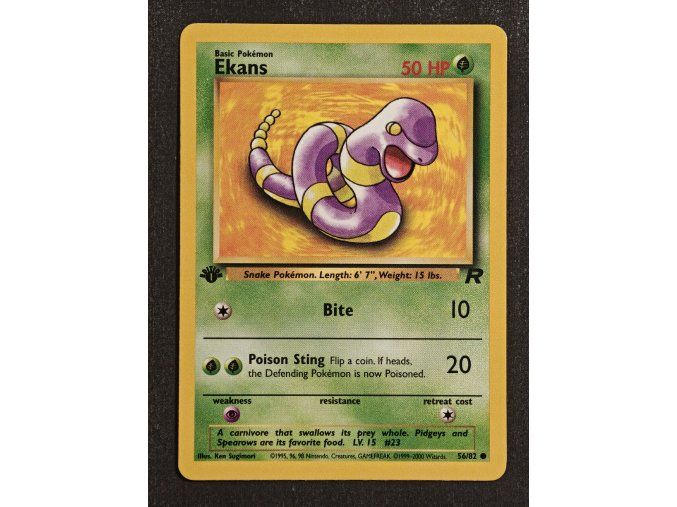 Ekans 56/82 1st