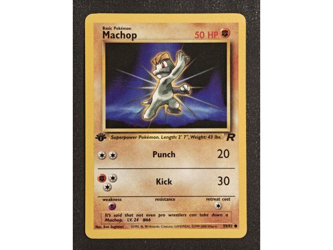Machop 59/82 1st