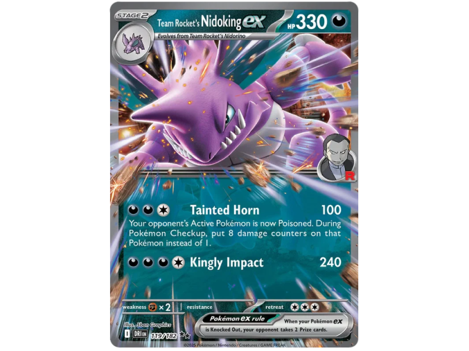 Team Rocket's Nidoking ex 119/182