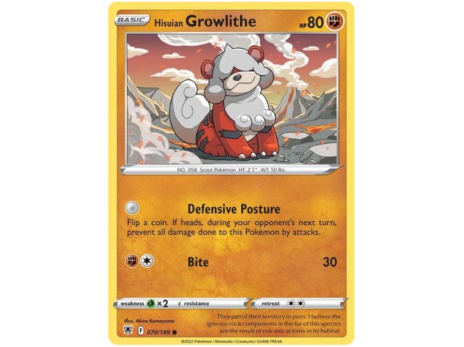 Hisuian Growlithe.SWSH10.70