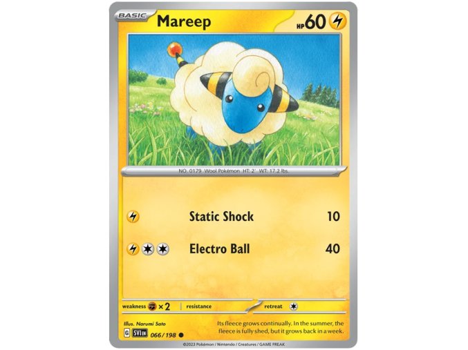 Mareep 066/198 - Reverse Holo