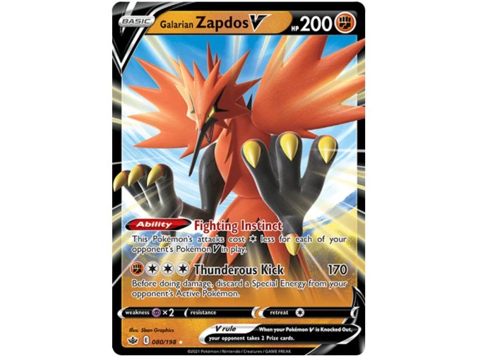 Galarian Zapdos V.CRE.80