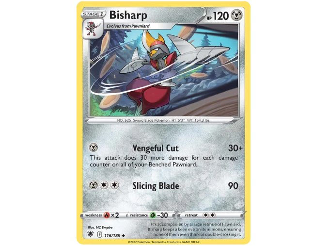 Bisharp 116/189 - Reverse Holo