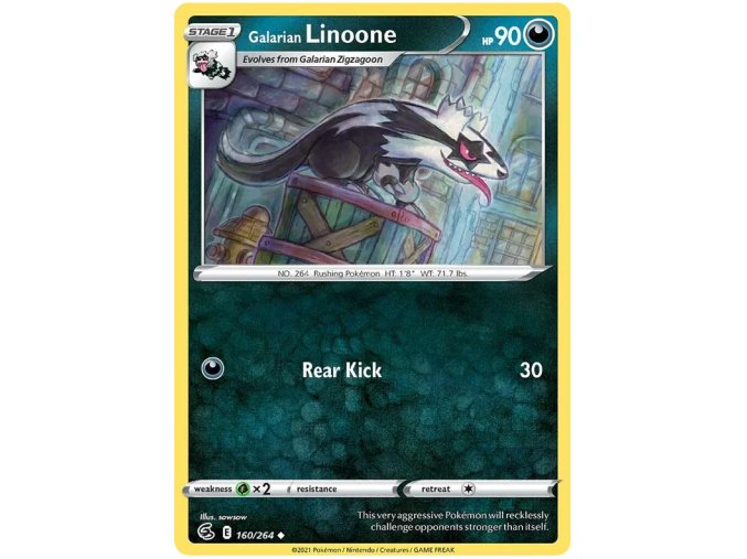 Galarian Linoone.SWSH8.160
