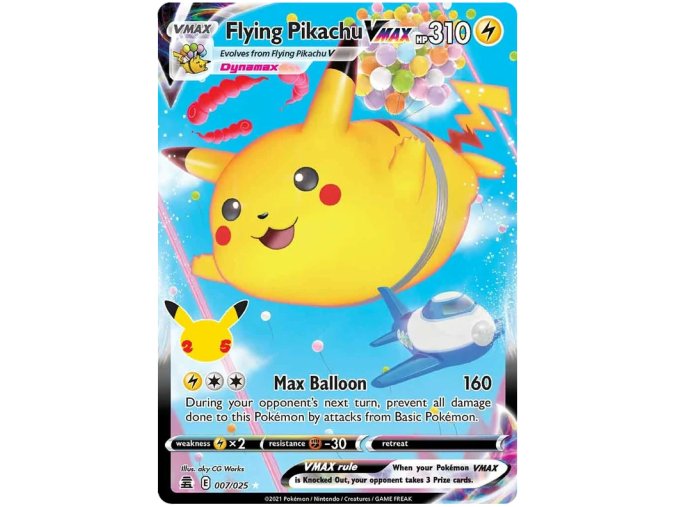 Flying Pikachu VMAX.25TH.7