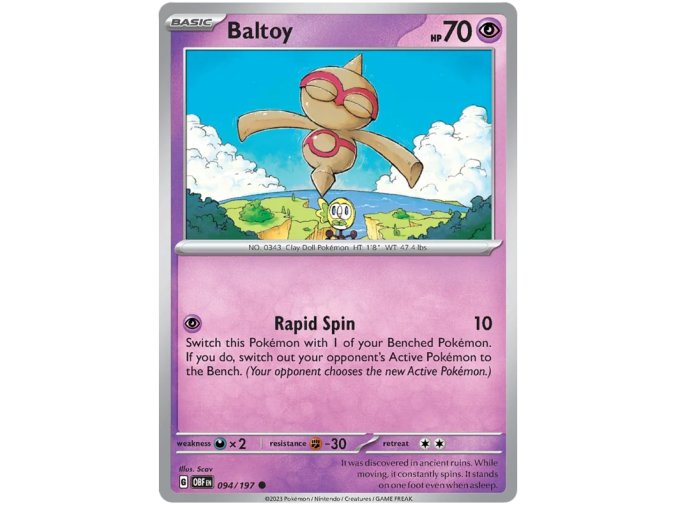 Baltoy 094/197 - Reverse Holo