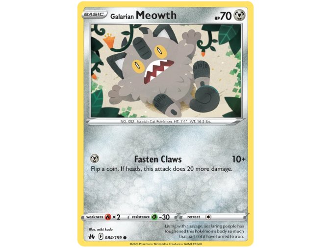 Galarian Meowth.SWSH13.84