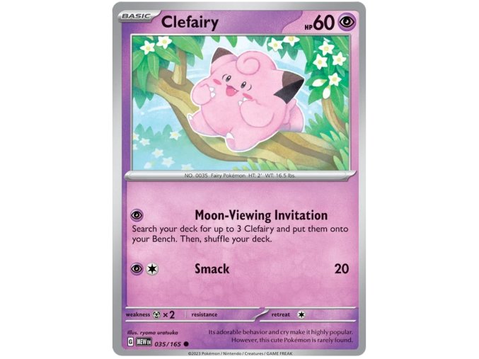 Clefairy 035/165 - Reverse Holo