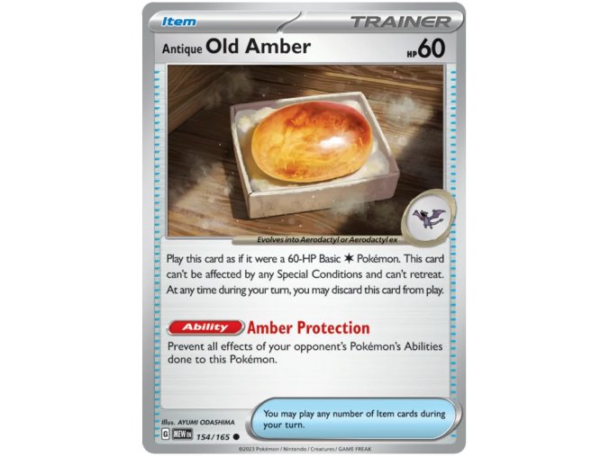 Antique Old Amber 154/165 - Reverse Holo