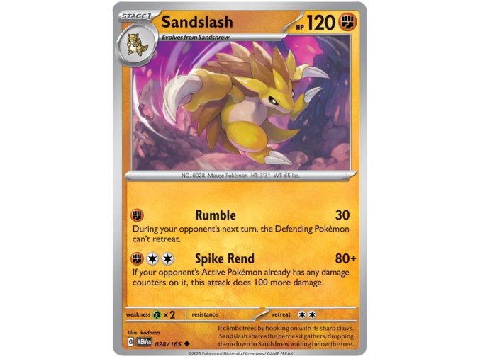 Sandslash 028/165