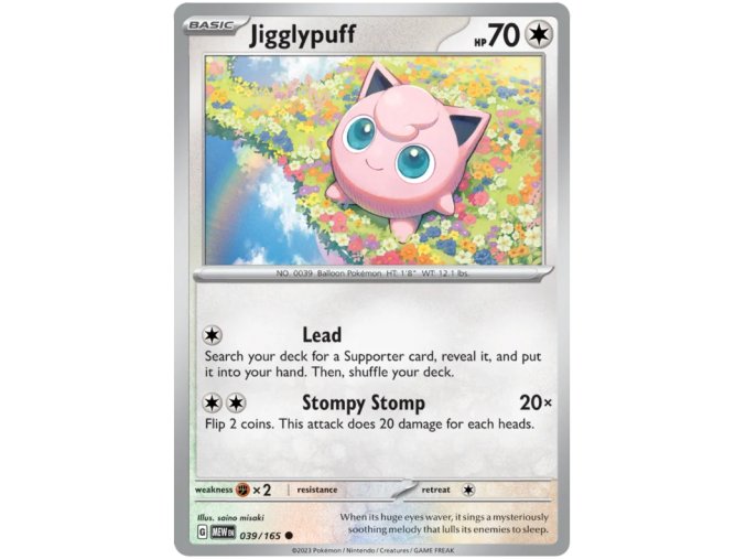 Jigglypuff 039/165 - Reverse Holo