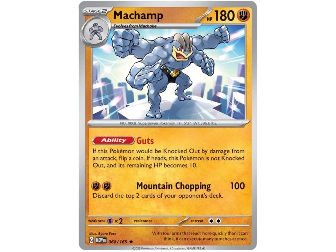 Machamp 068/165 - Reverse Holo
