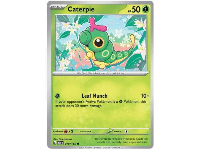 Caterpie 010/165 - Reverse Holo