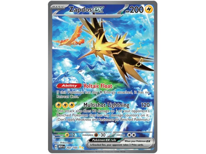 Zapdos ex.MEW.202