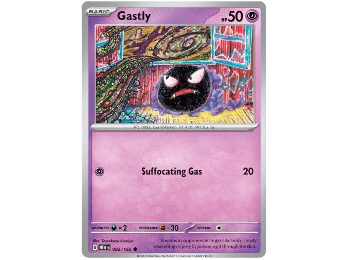 Gastly 092/165 - Reverse Holo