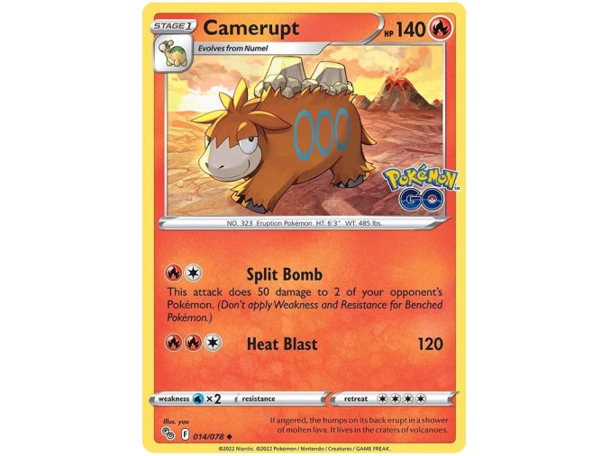 Camerupt 014/078 - Reverse Holo