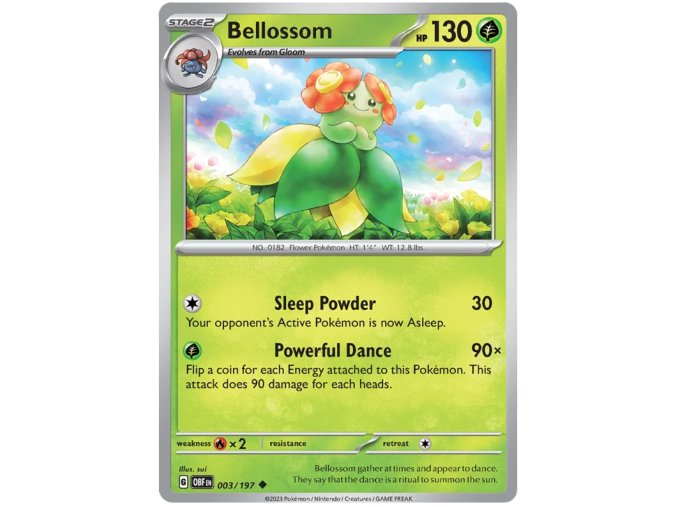Bellossom 003/197 - Reverse Holo