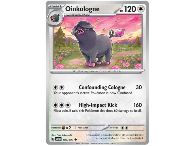 Oinkologne 183/197 - Reverse Holo