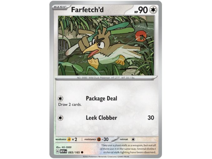Farfetch'd 083/165 - Reverese Holo