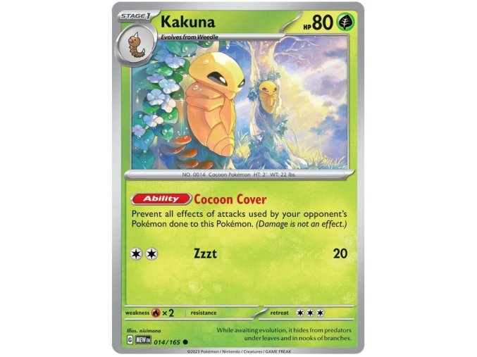 Kakuna 014/165 - Reverese Holo