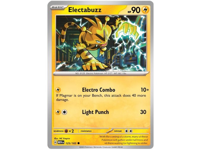 Electabuzz 125/165 - Reverse Holo