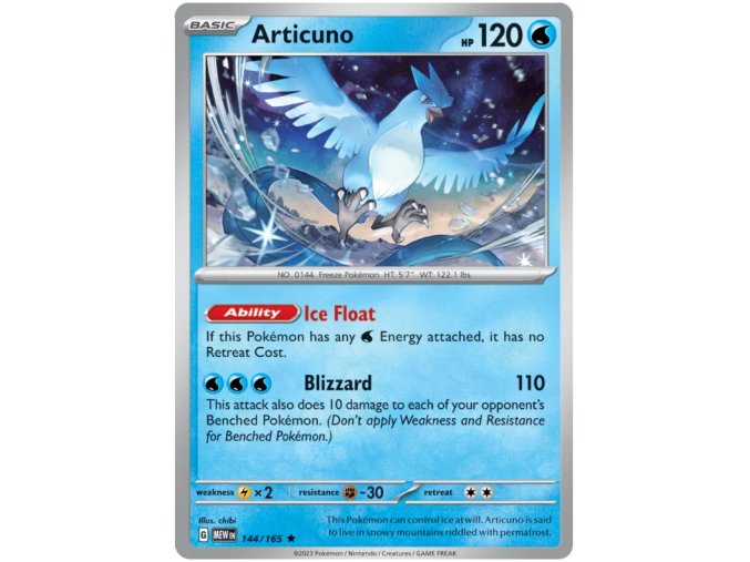 Articuno 144/165 - Reverse Holo