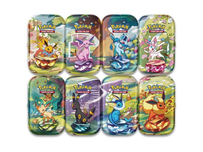 Pokemon Trading Card Game Prismatic Evolutions Mini Tin Styles May Vary (2)