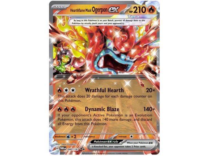 Hearthflame Mask Ogerpon EX 040