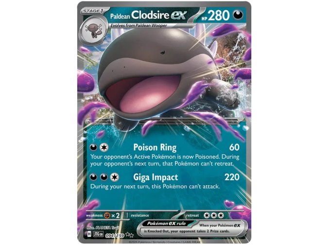 Paldean Clodsire EX 094
